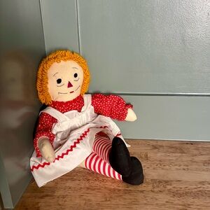 Vintage 1970’s Raggedy Ann Plush Doll Plush Toy